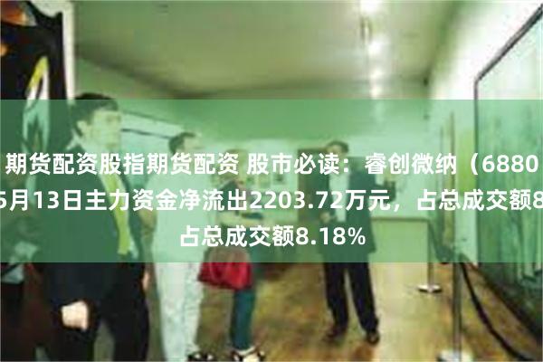 期货配资股指期货配资 股市必读：睿创微纳（688002）5月13日主力资金净流出2203.72万元，占总成交额8.18%